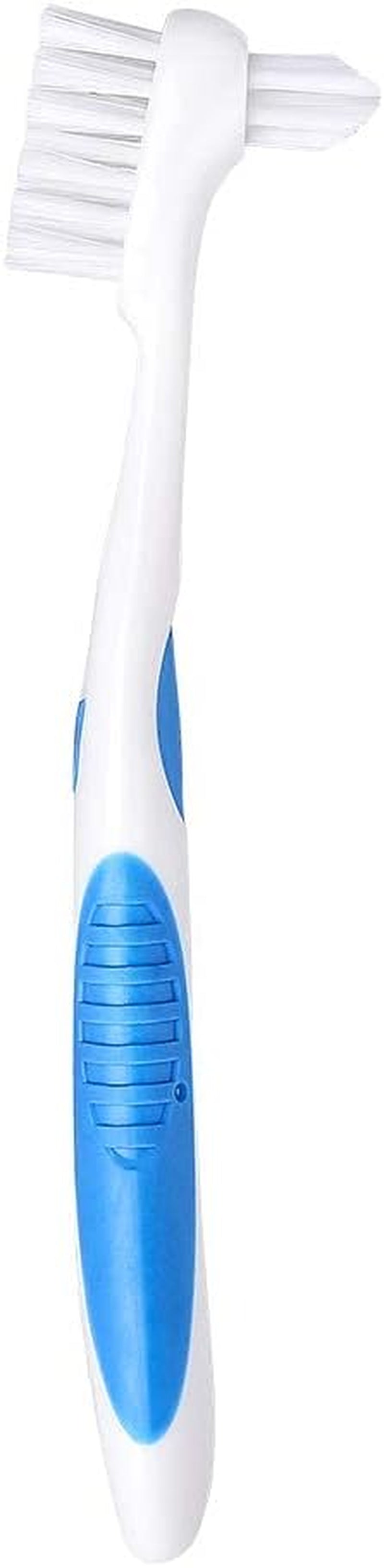 Denture Cleanning Set Denture Cleaning Case with Denture Brush, Blue