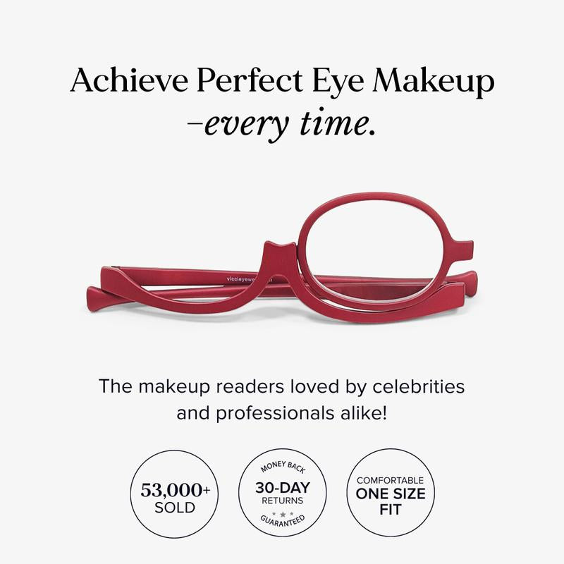 Vicci Eyewear Makeup Glasses for Clear Vision Magnifying Mirror Quality Eyeglasses Crystal Cosmetic Daily