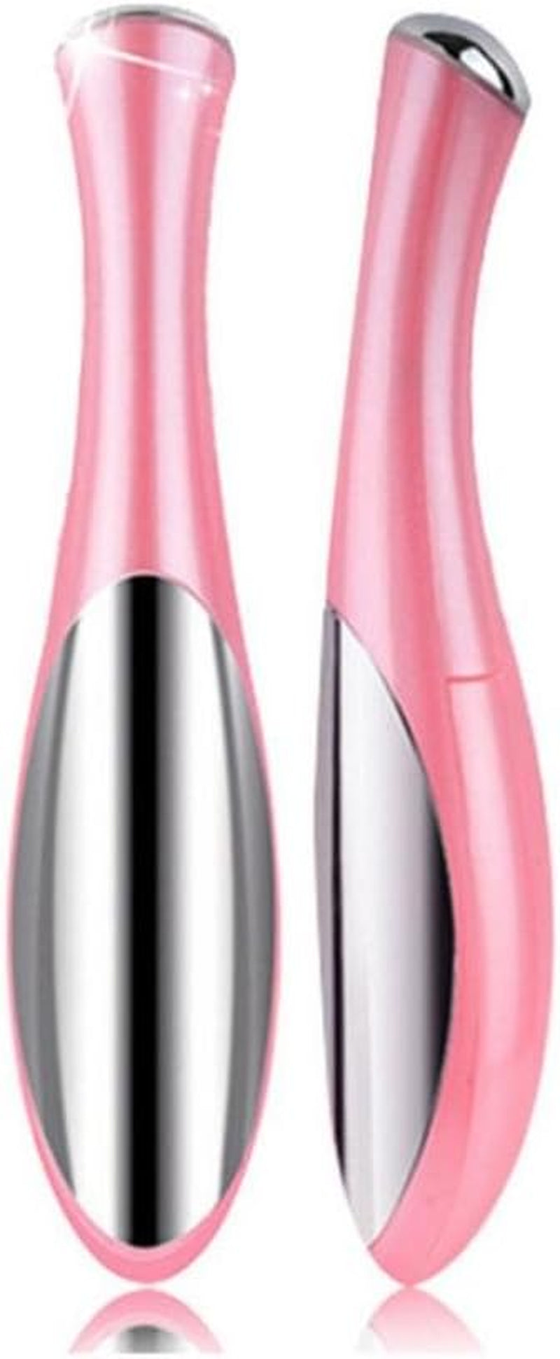 Gemini_Mall Anti-Aging Wand, Vibration Eye Massager, Wrinkle Remover for Dark Circles and Puffiness (Pink)