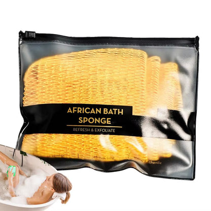 African Bath Net Colorful Net Sponge Body Exfoliator Reusable Bath Sponge Washcloth African Scrubbing Long Net Rag Shower