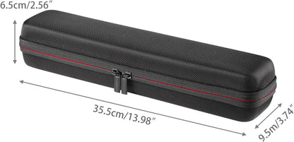 Hair Straighteners Pouch Store Hair Styling Tools, Heat Proof Mat, Heat Resistant, Safe Storage, Protect Surfaces from Hot Appliances, Cord Pocket, Travel Case (Black)