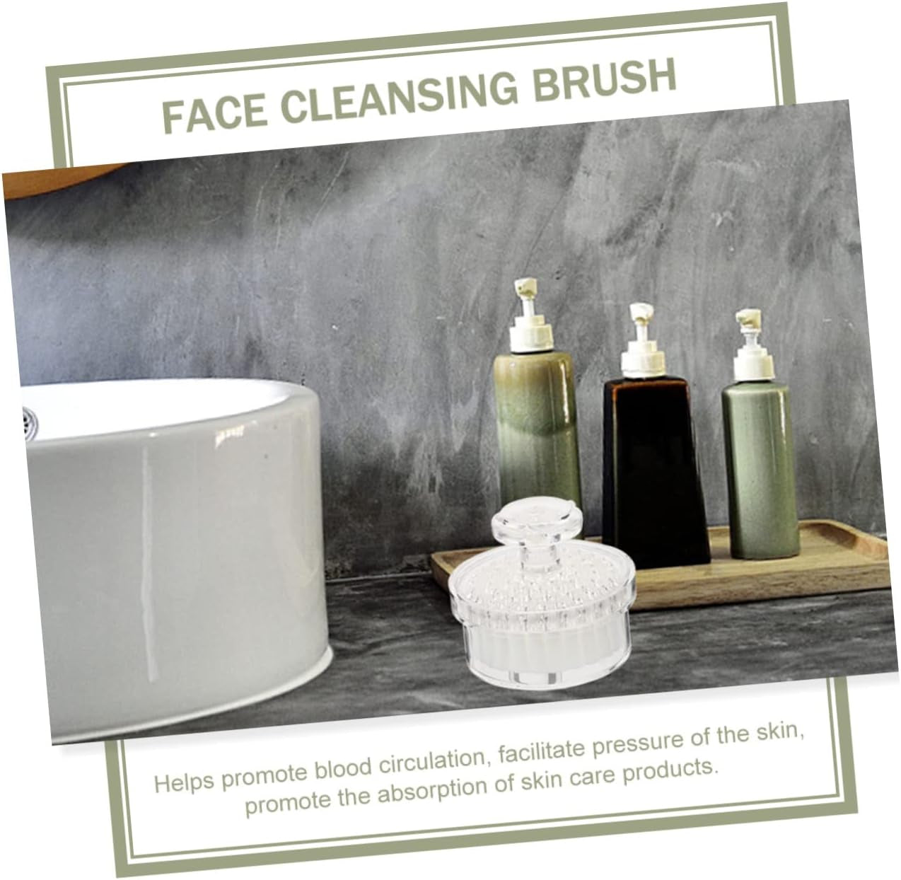 Manual Cleansing Face Brush for Women Gentle Exfoliating Face Scrubber