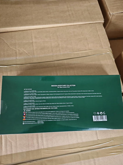 Tea Tree Spa Gift Set - Luxury Pamper Gifts for Women with Body Lotion, Scrub, Bath Bomb - Birthday, Christmas Gifts for Her, Green