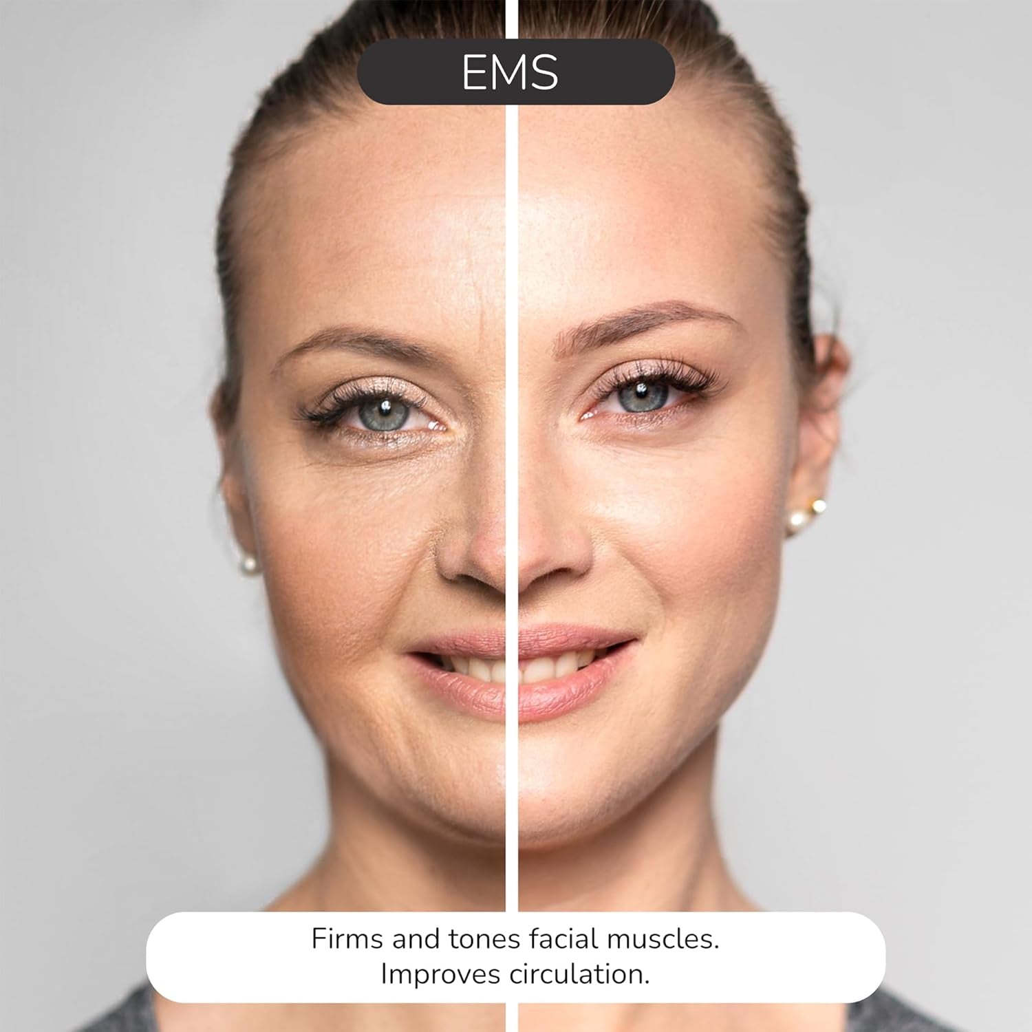 ® Face Massager with Radio Frequency Skin Tightening & EMS Red Light Therapy for Face & Neck Lift – Sculpting Device with 20 Radiofrequency Heads, Portable and Lightweight for Face Toning