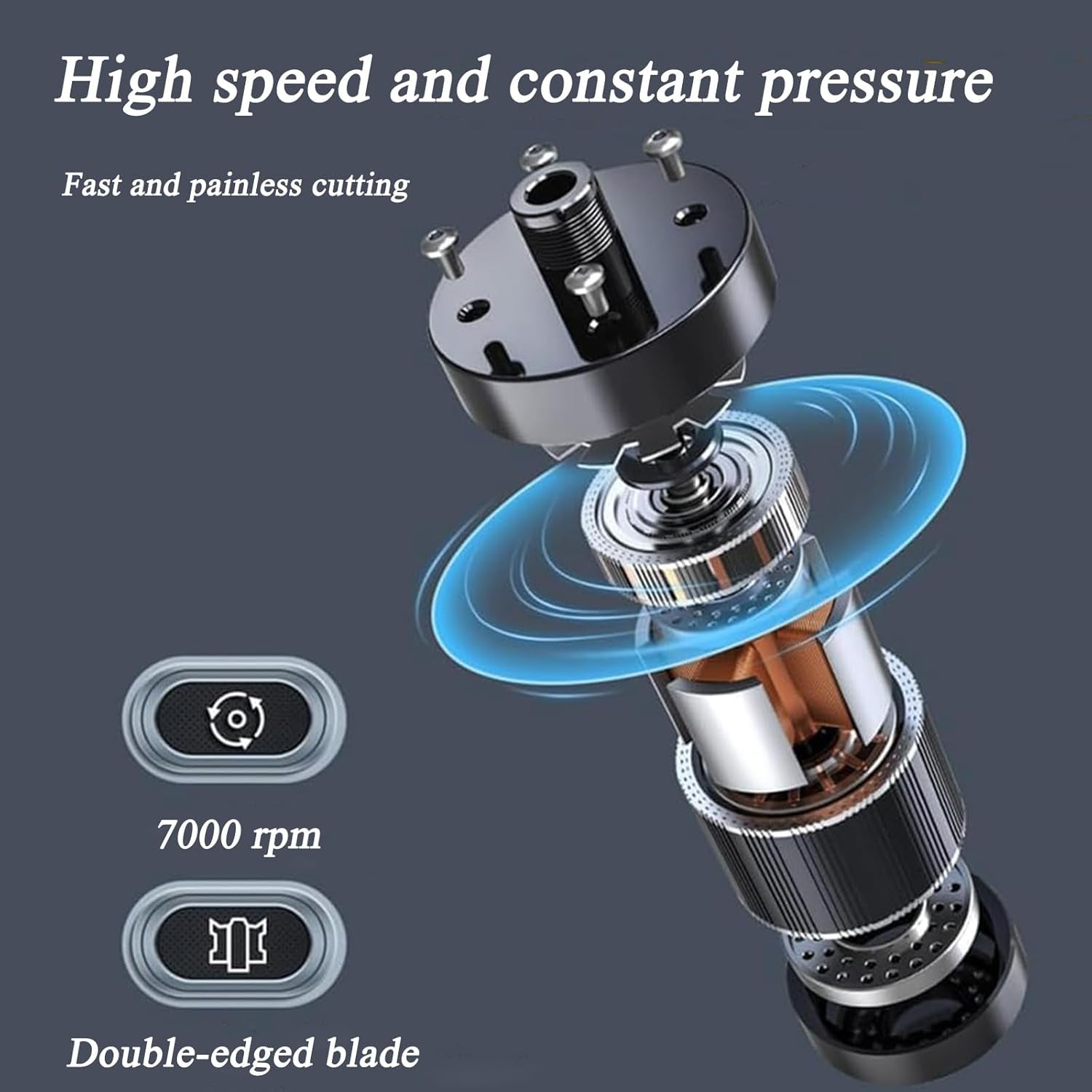 Nose Hair Trimmer Portable Ear and Nose Hair Trimmer for Men Rechargeable Facial Hair Eyebrow Trimmer Waterproof Mini Nose Hair Trimmer for Men Women Painless (Blue)