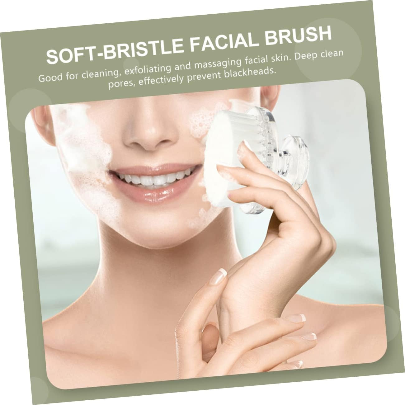 Manual Cleansing Face Brush for Women Gentle Exfoliating Face Scrubber