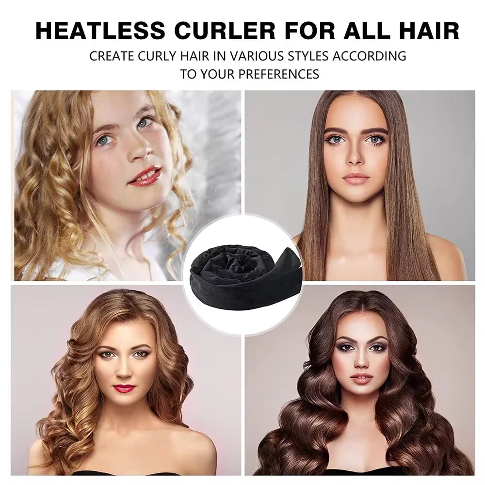 Heatless Curling Rod Headband No Heat Hair Curler Lazy Hair Rollers Soft Hair Curlers Sleeping Curls Curling Hair Styling Tools