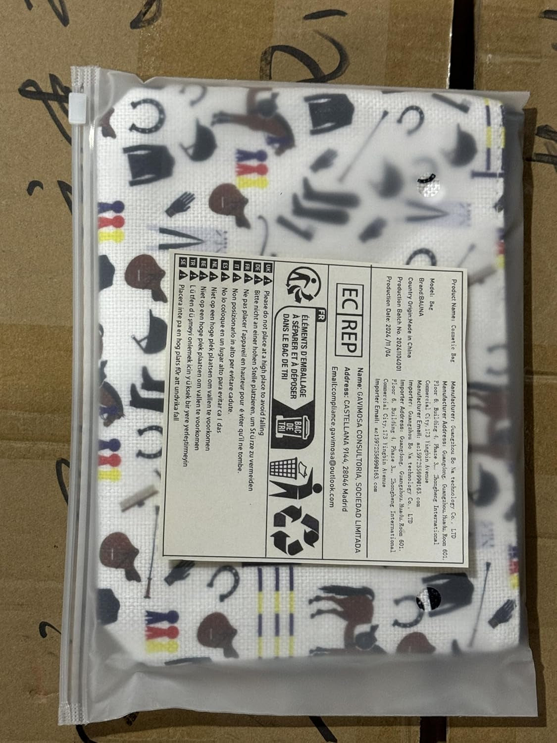 Labrador Dog Cosmetic Bag It'S Not Dog Hair It'S Labrador Glitter Makeup Bag with Zipper Labrador Mama Mom Survival Kit (Labrador Glitter)