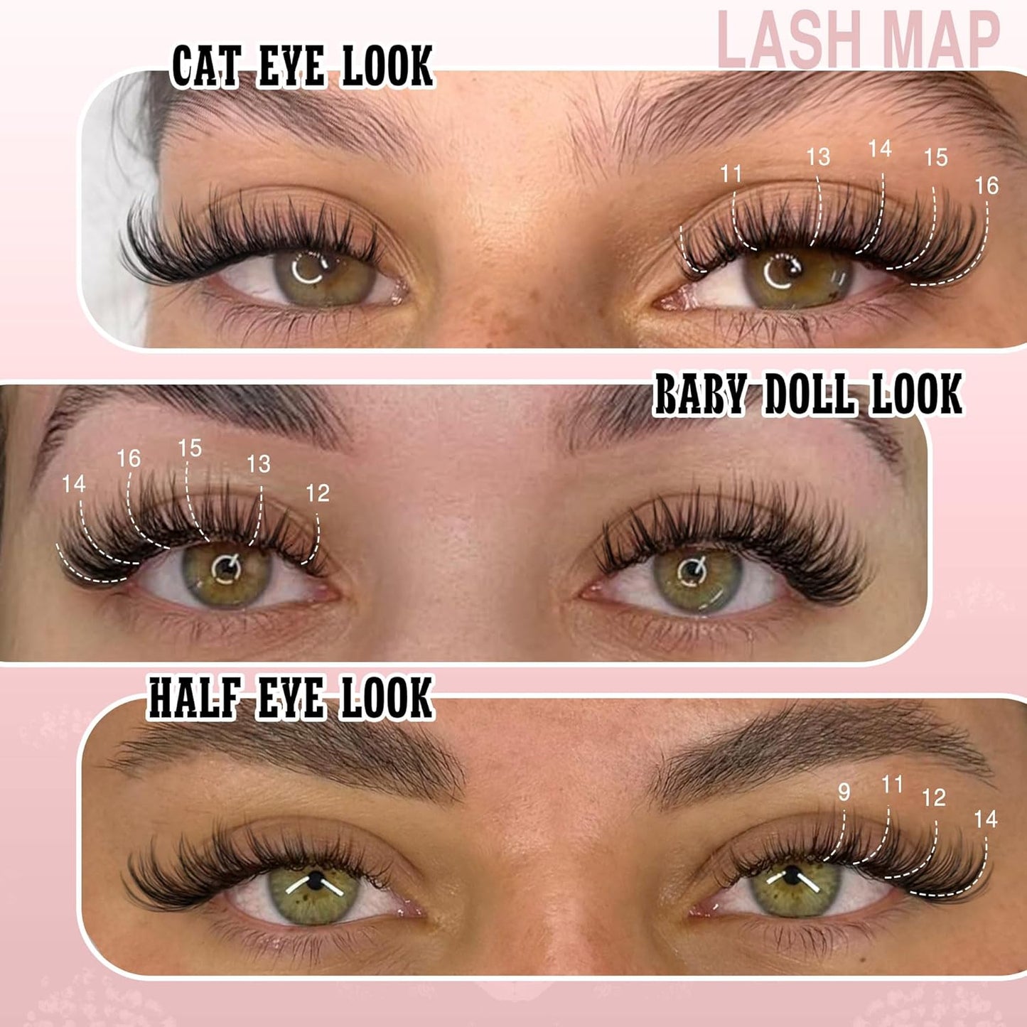 Individual Eyelashes Wispy Lash Clusters Kit D Curl Eyelashes Individual Kit Natural Lash Extension Kit with Russian Cluster Lashes Glue Bond and Seal and Lash Tweezers (D Curl 192Pcs)