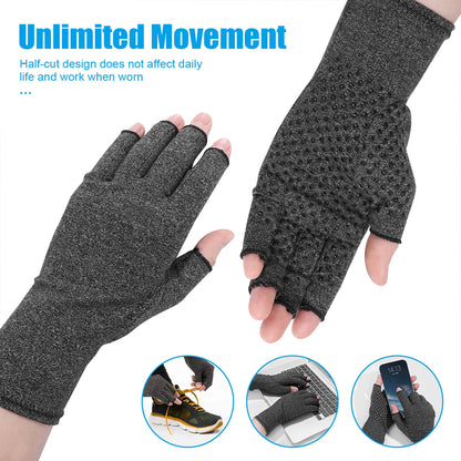 10/5/4/3 Pairs Compression Arthritis Gloves Wrist Support Joint Pain Relief Hand Brace for Women Men Therapy Wristband Gloves
