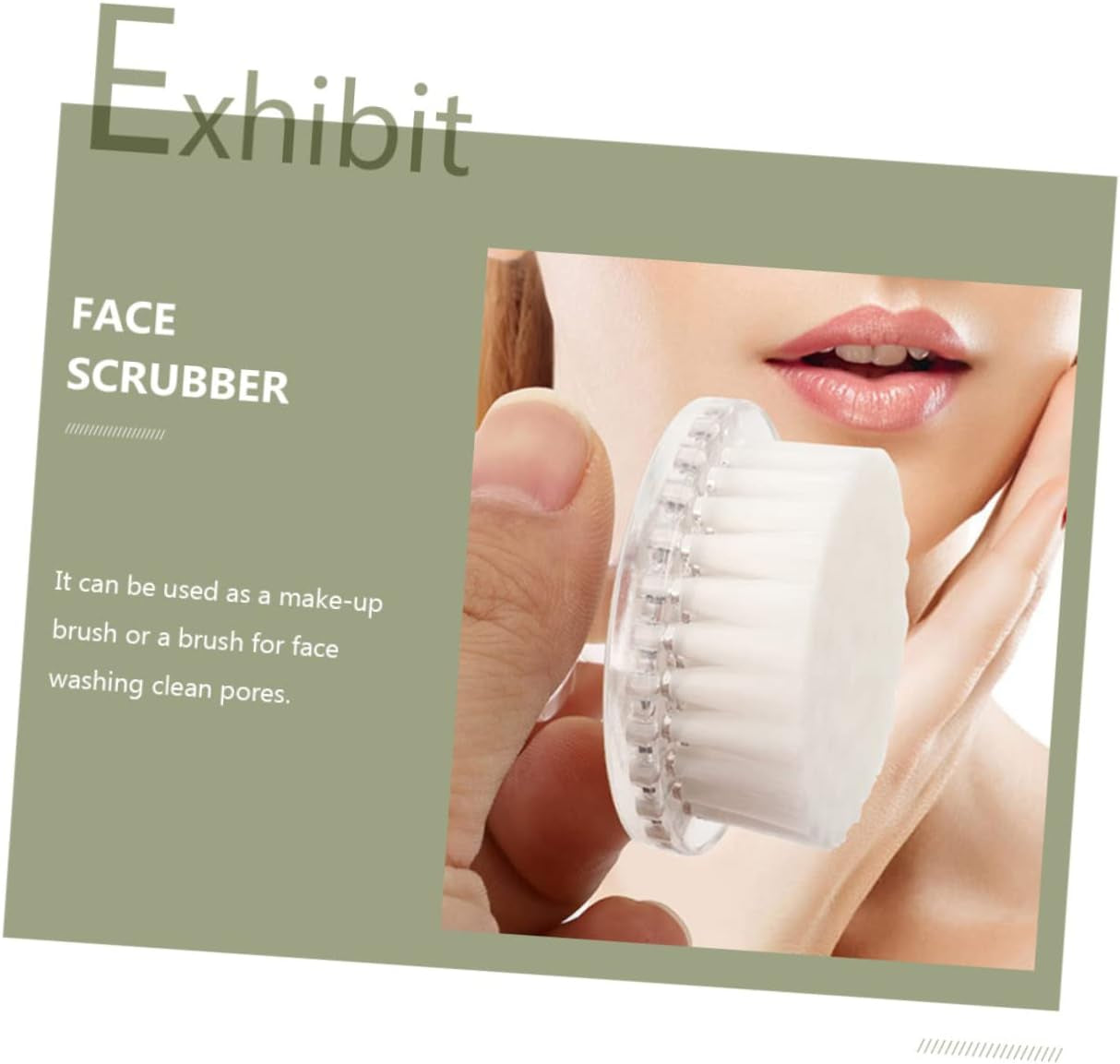 Manual Cleansing Face Brush for Women Gentle Exfoliating Face Scrubber